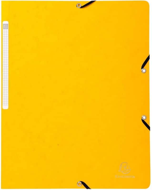 Exacompta Fächermappe Nature Future DIN A4 Gelb Manilakarton 24 x 32 x 32 cm