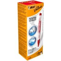 BIC Velleda Whiteboard-Marker Mittel Rundspitze Rot 12 Stück