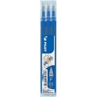 Pilot FriXion Ball/Clicker Refill Stiftminen 0.4 mm Blau 3 Stück