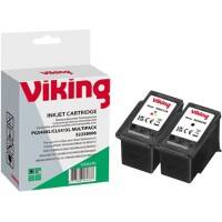 Viking PG-540XL / CL-541XL Kompatibel Canon Tintenpatrone Schwarz, Cyan, Magenta, Gelb Multipack 2 Stück