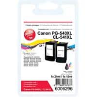 Office Depot PG-540XL / CL-541XL Kompatibel Canon Tintenpatrone Schwarz, Cyan, Magenta, Gelb Multipack 2 Stück