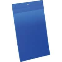 DURABLE Magnetische Kennzeichnungstasche 174707 DIN A4 Dunkelblau PP (Polypropylen) 22,3 x 36,8 cm 10 Stück