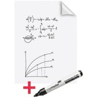 Legamaster Magic Chart Whiteboardfolie Blanko DIN A1 25 25 Blatt