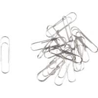 Office Depot Büroklammern rund 30mm Silber Sortiert 100 Stück