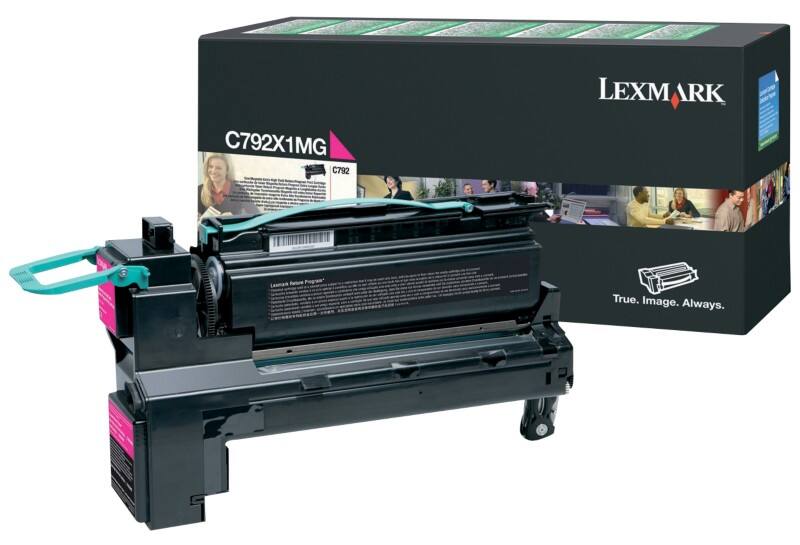 Lexmark Original Tonerkartusche C792X1MG Magenta