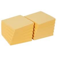 Office Depot Haftnotizen 76 x 76 mm Gelb 12 Blöcke à 100 Blatt