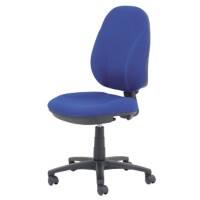 Realspace Ergonomischer Bürostuhl Jura Stoff Blau