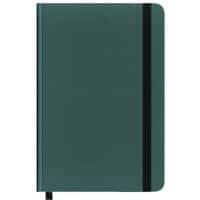 Foray Classic Notebook DIN A5 Liniert Gebunden PP (Polyproplylen) Hardback Grün Nicht perforiert 160 Seiten 80 Blatt