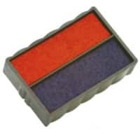 Trodat 648502 Stempelkissen Blau/Rot 4,1 x 2,4 cm 2 Stück