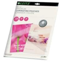 Leitz iLAM Premium Laminierfolien DIN A4 Glänzend 125 Mikron (2 x 125) Transparent 25 Stück