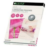 Leitz iLAM Premium Laminierfolien DIN A4 Glänzend 125 Mikron (2 x 125) Transparent 100 Stück