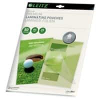 Leitz iLam Premium Laminierfolien DIN A4 Glänzend 2 x 80 (160) Mikron Transparent 25 Stück