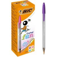 BIC Cristal Fun Kugelschreiber Farbig sortiert Breit 0.6 mm 20 Stück