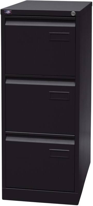 Bisley Light Hängeregistraturschrank IPCCA13633 Schwarz 413 x 622 x 1.016 mm