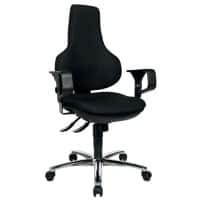 TOPSTAR Ergonomischer Bürostuhl Ergo Point® SY Deluxe Stoff Schwarz