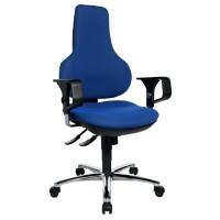 TOPSTAR Ergonomischer Bürostuhl Ergo Point® SY Deluxe Stoff Blau