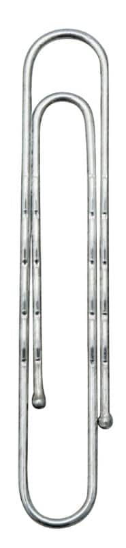 NORICA Büroklammern Metall 77 mm Silber 100 Stück 