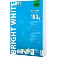 Sigel Office Paper DIN A4 Druckerpapier 100 g/m² Matt Weiß 250 Blatt