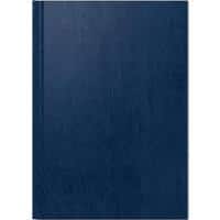BRUNNEN Buchkalender DIN A5 2024 1 Tag/1 Seite Miradur, Papier Blau Deutsch 14,5 x 20,6 cm