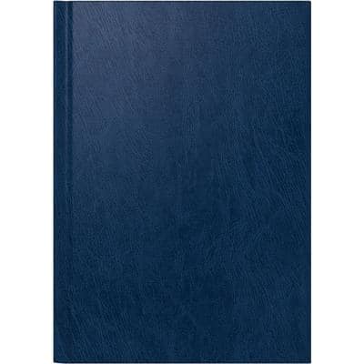BRUNNEN Buchkalender DIN A5 2023 1 Tag/1 Seite Miradur, Papier Blau Deutsch 14,5 x 20,6 cm
