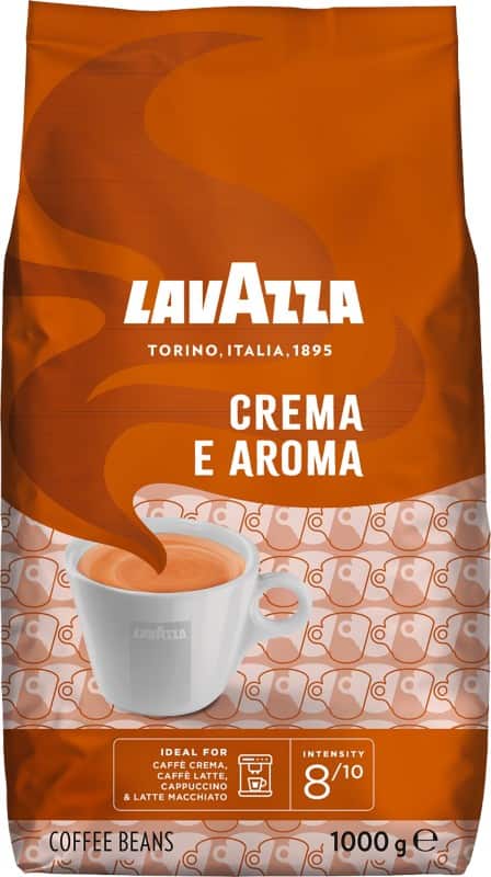 Lavazza crema aroma bohnen kaffee medium 1 kg