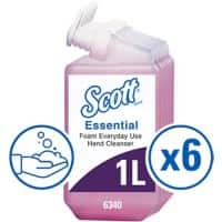 Scott Essential Schaumseife Schaum Rosa 6340 6 Stück à 1 L