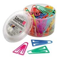Laurel Büroklammern 126131399 Kunststoff Farbig sortiert 6 cm 75 Stück