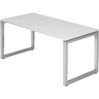 Hammerbacher Schreibtisch R-Serie Weiß 1.600 x 650-850 mm VRS16/W