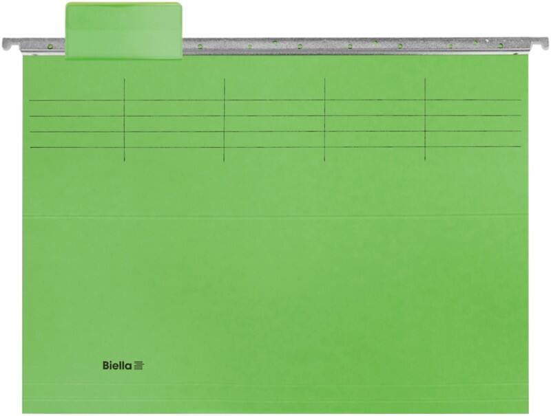 Biella Hängemappen DIN A4 315 g/m² Hellgrün 5 Stück