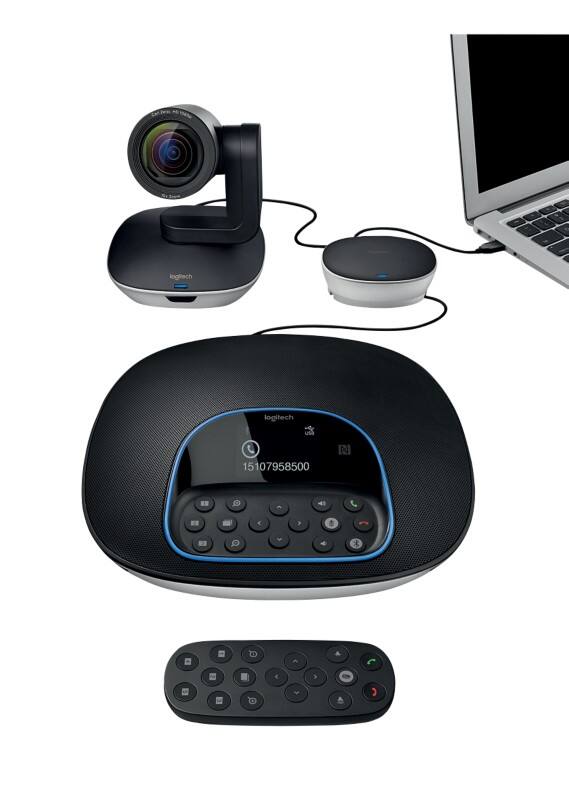 Logitech GROUP Videokonferenz-System Schwarz