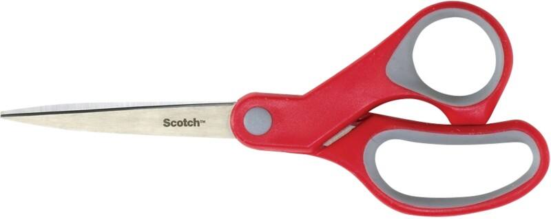 Scotch Comfort Geeignet Für Linkshänder Schere 200 mm Edelstahl Rot, Silber