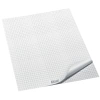 Ursus Style Flipchart-Papier 68 x 99cm 80 g/m² Kariert Weiß 20 Blatt