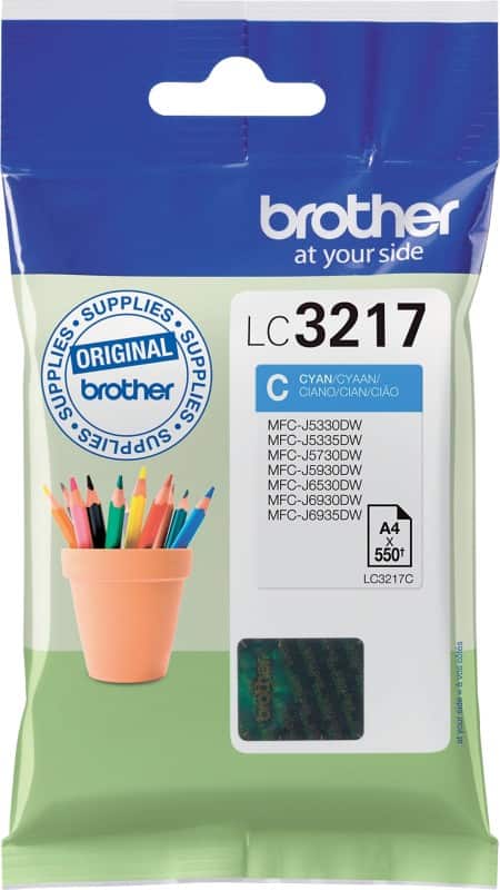 Brother LC3217C Original Tintenpatrone Cyan