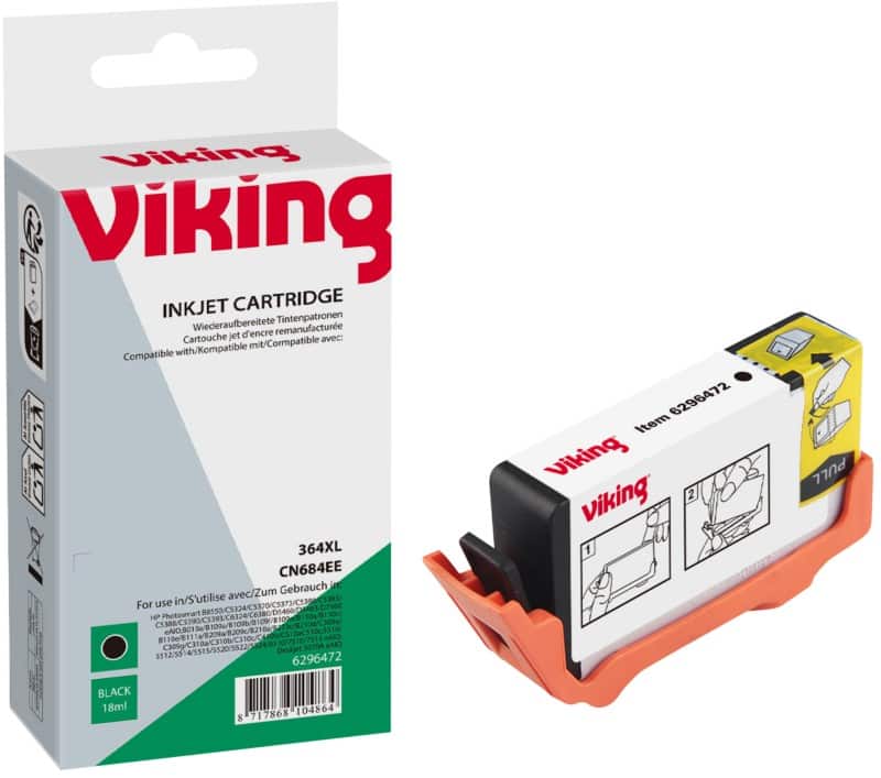Viking 364XL Kompatibel HP Tintenpatrone CN684EE Schwarz