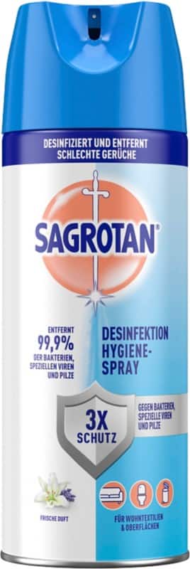 Sagrotan Desinfektionsmittel Hygiene Spray Frischer Morgen Duft 400 ml
