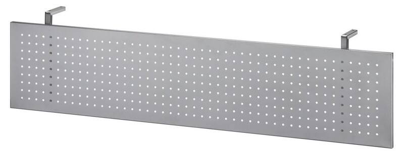 Hammerbacher Sichtblende Silber 790 x 19 x 1.840 mm