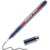 edding 1800 Fineliner Fein Rundspitze 0,25 mm Schwarz Wasserbeständig