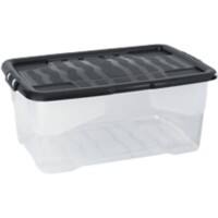 Aufbewahrungsbox Curve 42 L Transparent Polypropylen 60 x 40 x 25 cm