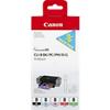 Canon CLI-8BK/PC/PM/R/G Original Tintenpatrone 0620B027 Schwarz & 4 Farbig 4 Stück Multipack