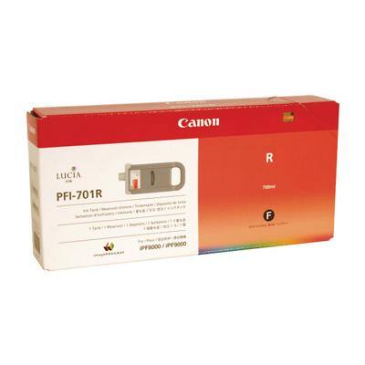 Canon PFI-701R Original Tintenpatrone Rot