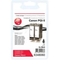 Kompatible Office Depot Canon PGI-5BK Tintenpatrone Schwarz 2 Stück