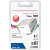 Kompatible Office Depot Epson T0807 Tintenpatrone C13T08074510 Schwarz, Cyan, Hell Cyan, Magenta, Hell Magenta, Gelb 6 Stück
