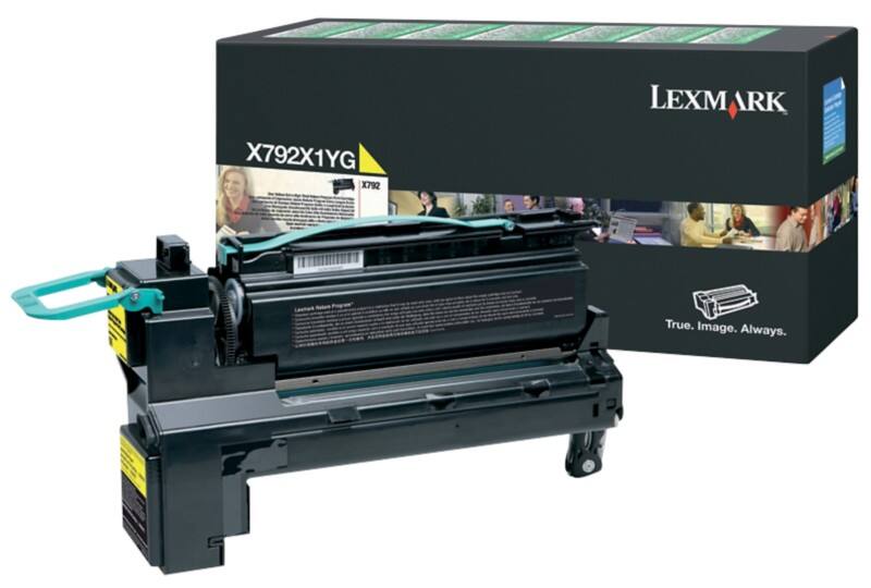 Lexmark Original Tonerkartusche X792X1YG Gelb
