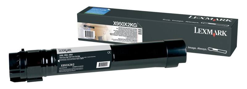 Lexmark Original Tonerkartusche X950X2KG Schwarz