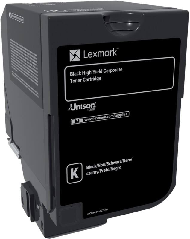Lexmark Original Tonerkartusche 74C2HKE Schwarz