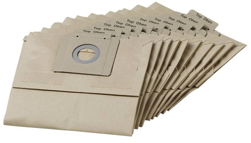 Kärcher Staubsaugerbeutel für T12/1 Braun 10 Stück