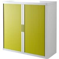 Paperflow Rollladenschrank EasyOffice Weiß Grün 1.100 x 415 x 1.040 mm