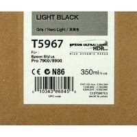 Epson T5967 Original Tintenpatrone C13T596700 Hellschwarz
