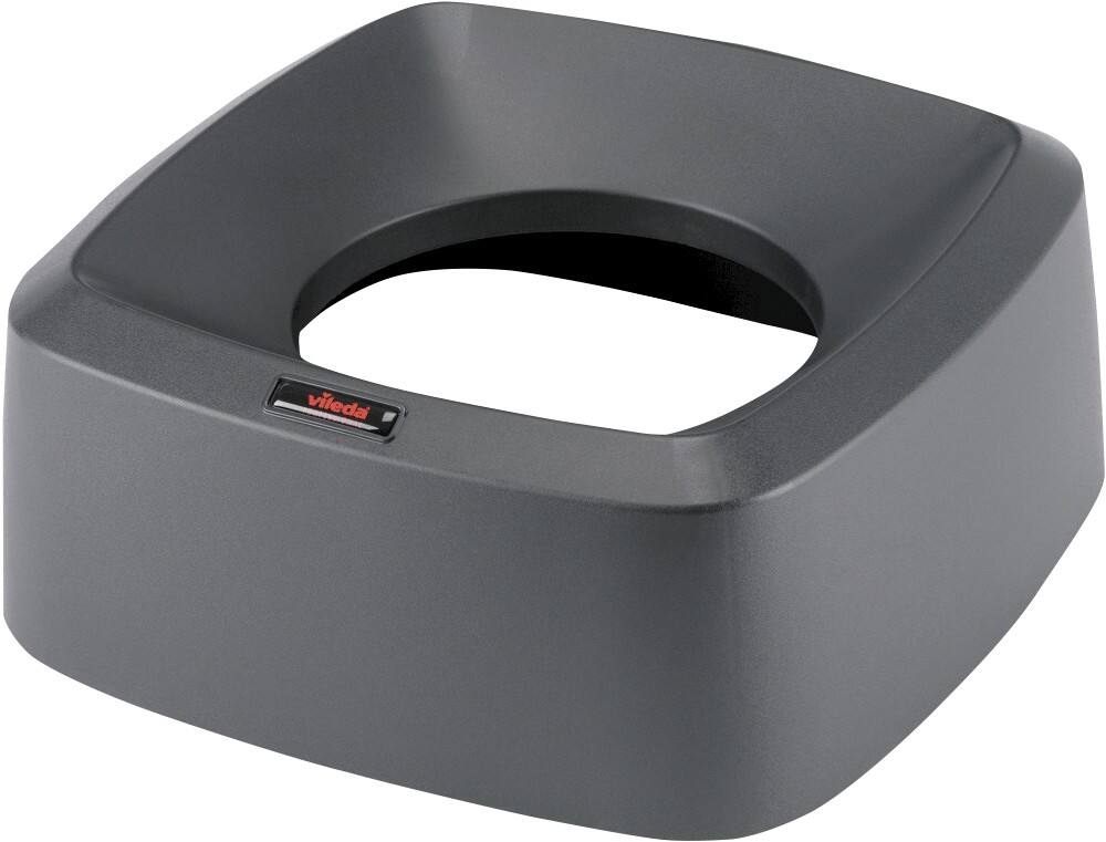 Vileda Abfalleimerdeckel Iris Schwarz Kunststoff 39 x 39 x 15 cm