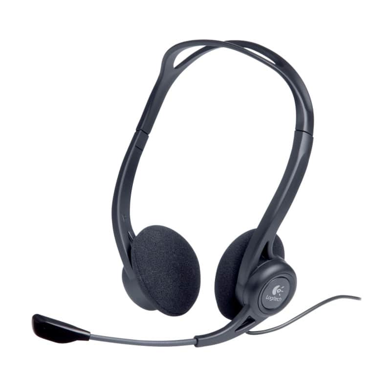 Logitech 960 Verkabelt Headset Kopfbügel USB Noise Cancelling Microphone Mit Mikrofon Stereo Schwarz